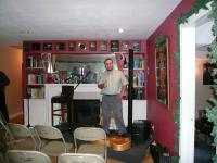 My friend Andy Mckee at a house concert venue in Wichita on 3/16/07. Had a swell time playing together with him!