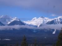 Magnificent scenery seen from the car window.