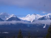 Magnificent scenery seen from the car window.