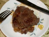 Buffalo steak! My first time to try this type of meat.