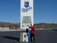 At Kauffman stadium, the home of Kansas City Royals on 3/16/07.